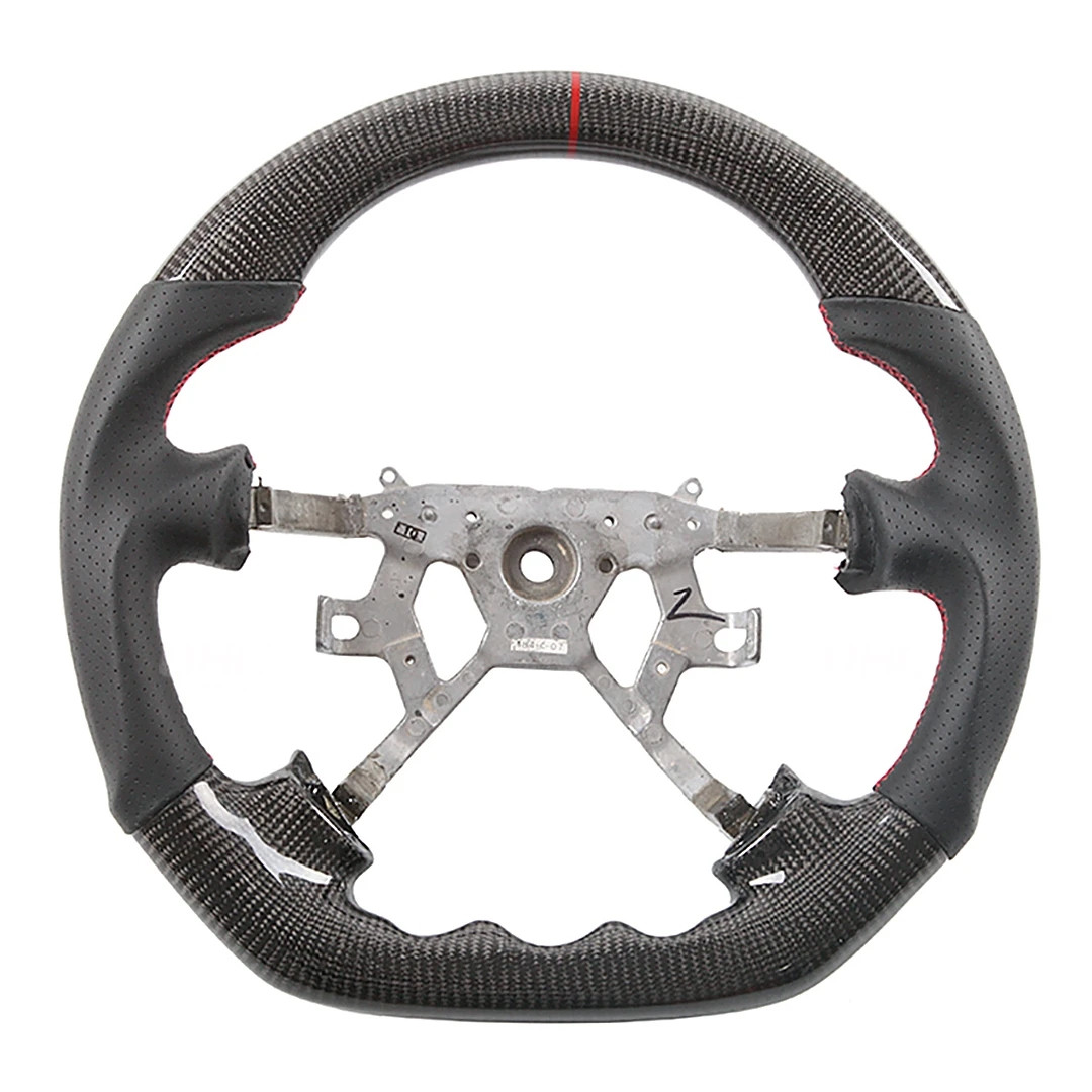 Auto Parts Wheel Works For Nissan Y61 Safari Steering Wheel Carbon Fiber Accessories