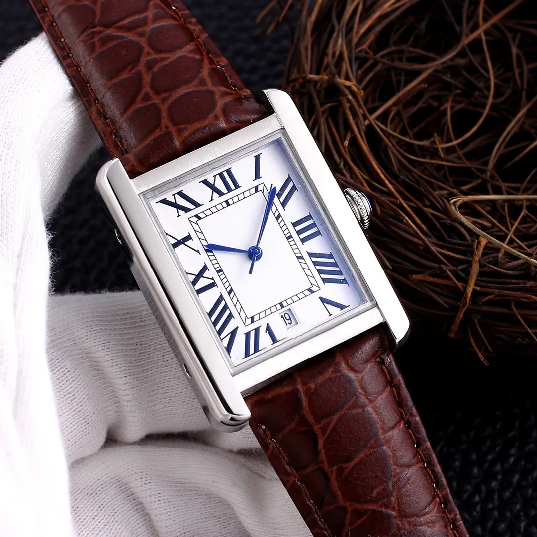 Men watch Tank square dial fashionable popular precise timing delicate men's automatic mechanical watch, Green
Men watch Tank square dial fashionable popular precise timing delicate men's automatic mechanical watch, Green