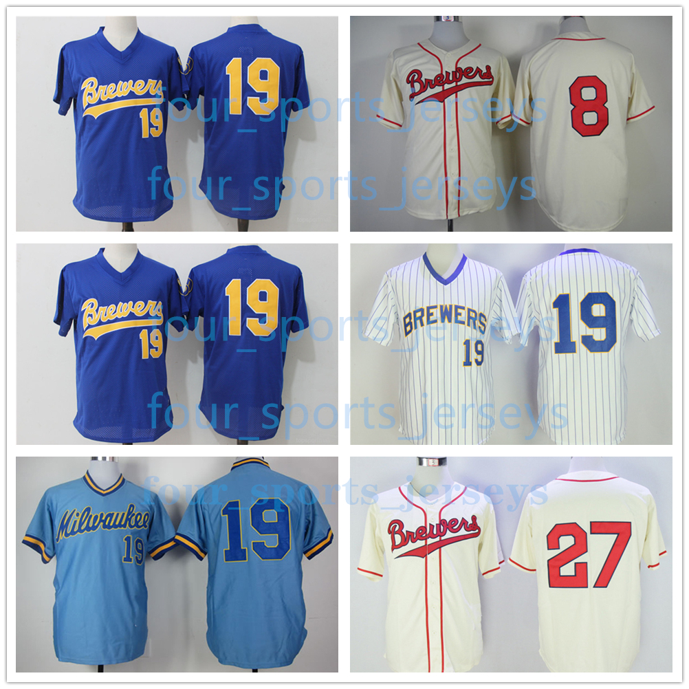 Retro baseball jerseys 8 Ryan Braun 19 Robin Yount 27 Carlos Gomez Black Size S, Picture
Retro baseball jerseys 8 Ryan Braun 19 Robin Yount 27 Carlos Gomez Black Size S, Picture