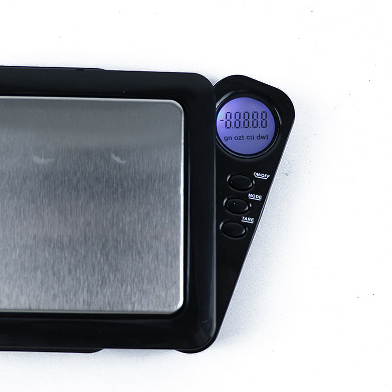 Scales Side Flip Display Square Palm Portable Jewelry Gold Retractable Screen Mini Pocket 230112