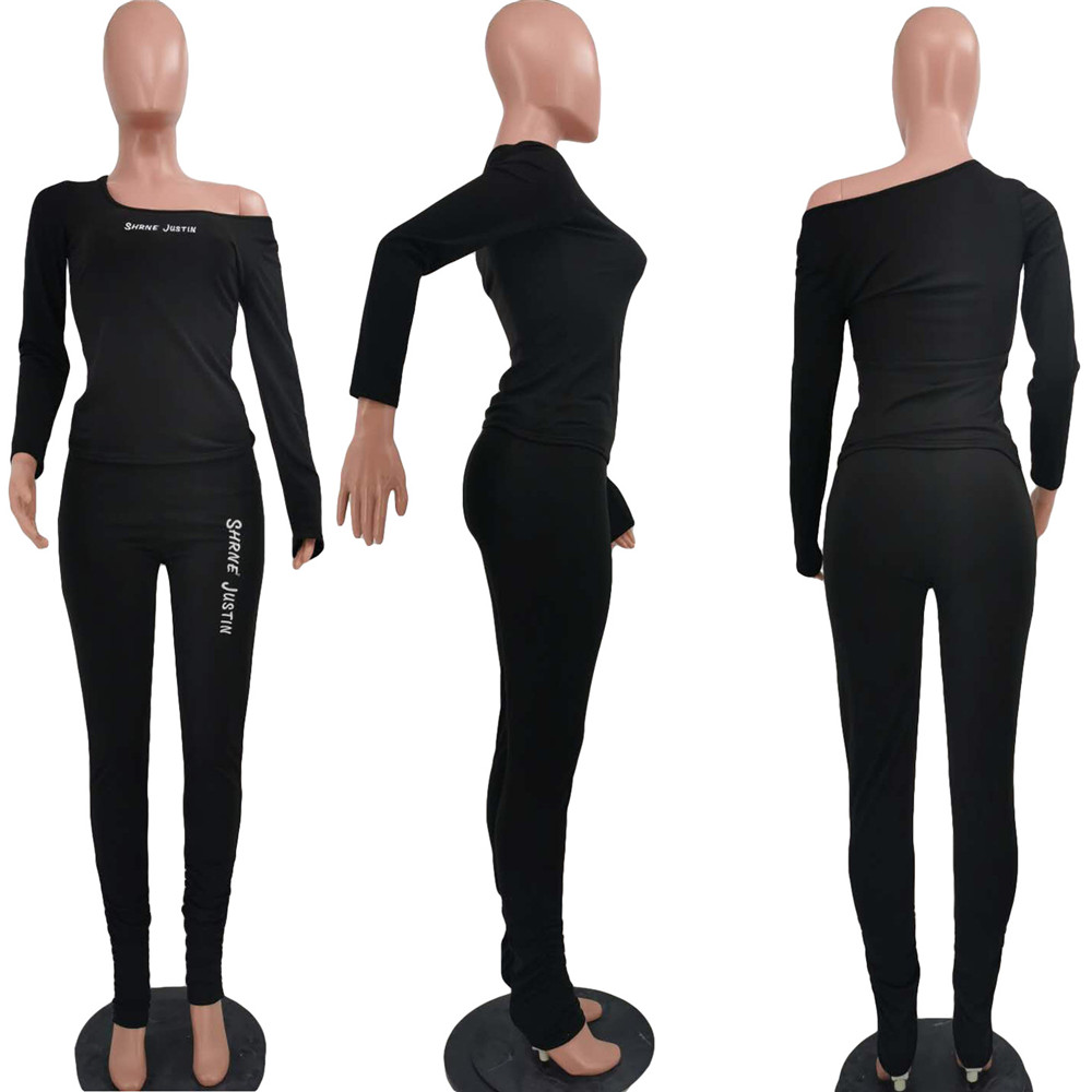Fall Winter Women Tracksuits Long Sleeve Outfits Solid Pullover Sweatshirt and Pants Two Piece Sets Outwork Sportswear Casual Sports suits Solid Sweat