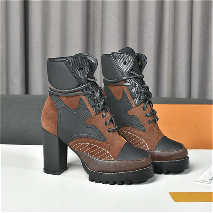 Women Designer Iconic Star Trail Ankle Boots Treaded Rubber Patent Canvas And Leather High Heel Chunky Lace up Martin Ladys Winter Sneakers With Original Box
Women Designer Iconic Star Trail Ankle Boots Treaded Rubber Patent Canvas And Leather High Heel Chunky Lace up Martin Ladys Winter Sneakers With Original Box