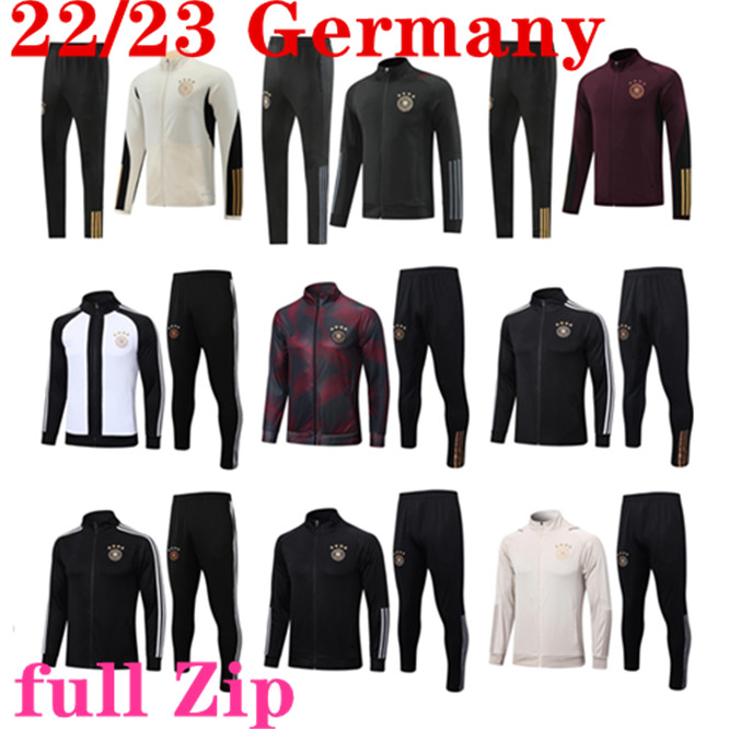 2022 2023 Germany soccer jacket adult tracksuit survetement football 22 23 soccer training suit set long sleeves full zip jackets 
2022 2023 Germany soccer jacket adult tracksuit survetement football 22 23 soccer training suit set long sleeves full zip jackets