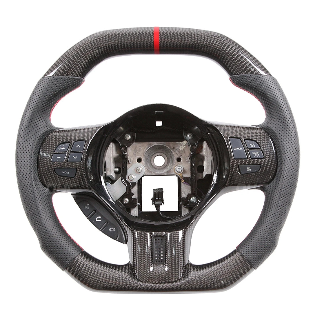 Car Interior Accessories Steering Wheel for Mitsubishi Evo Real Carbon Steering System