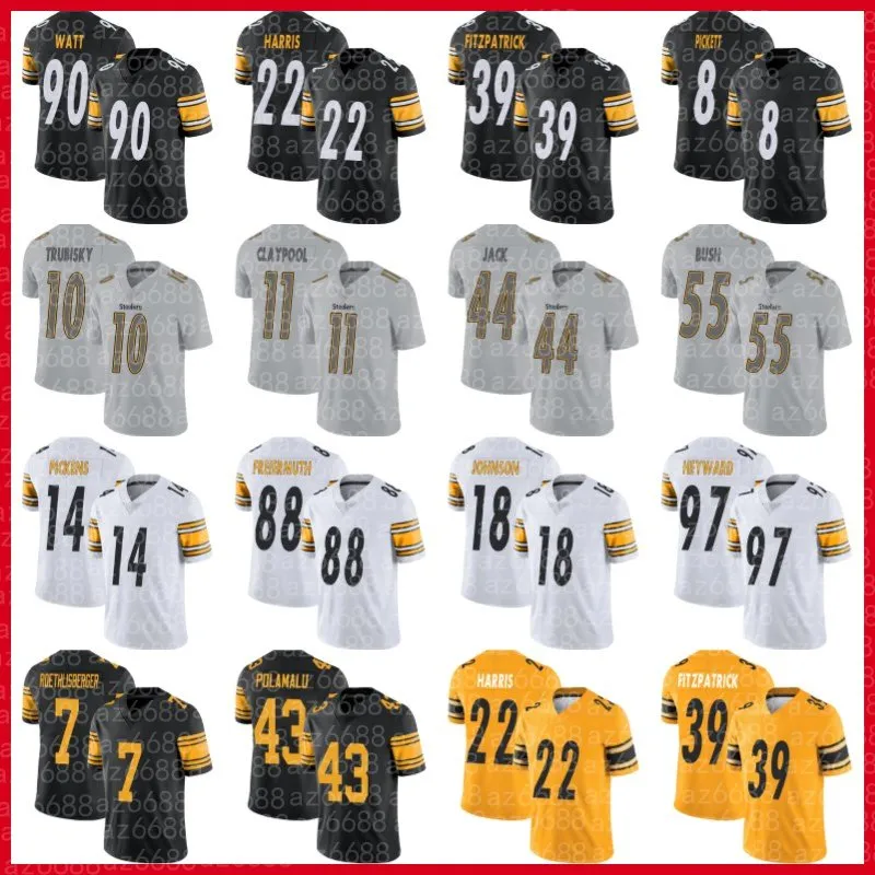 T.J. Watt Kenny Pickett Najee Harris Jersey Pittsburgh''Steelers''Football George Pickens Troy Polamalu Pat Freiermuth Chase Claypool Myles, Csutom men jersey
T.J. Watt Kenny Pickett Najee Harris Jersey Pittsburgh''Steelers''Football George Pickens Troy Polamalu Pat Freiermuth Chase Claypool Myles, Csutom men jersey