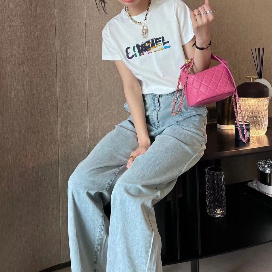 hirt T-shirts Women Tshirt Summer Tee Cotton Fashion Letter Printing Short Sleeve Lady Tees Luxurys Casual Clothes Tops Clothing XS- KQ4P
hirt T-shirts Women Tshirt Summer Tee Cotton Fashion Letter Printing Short Sleeve Lady Tees Luxurys Casual Clothes Tops Clothing XS- KQ4P