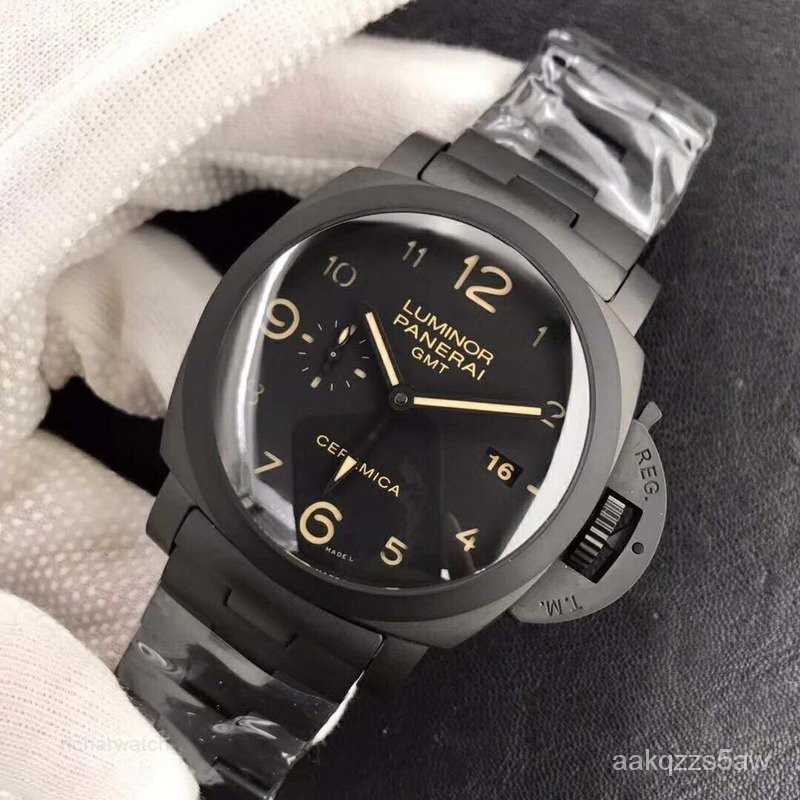 Designer Luxury Sports Watches for Mens Paneraiss Tuttonero 1950 Gmt 3 Days Pam438 Ceramic Black Dial P9001 Wvts Fp5k
Designer Luxury Sports Watches for Mens Paneraiss Tuttonero 1950 Gmt 3 Days Pam438 Ceramic Black Dial P9001 Wvts Fp5k
