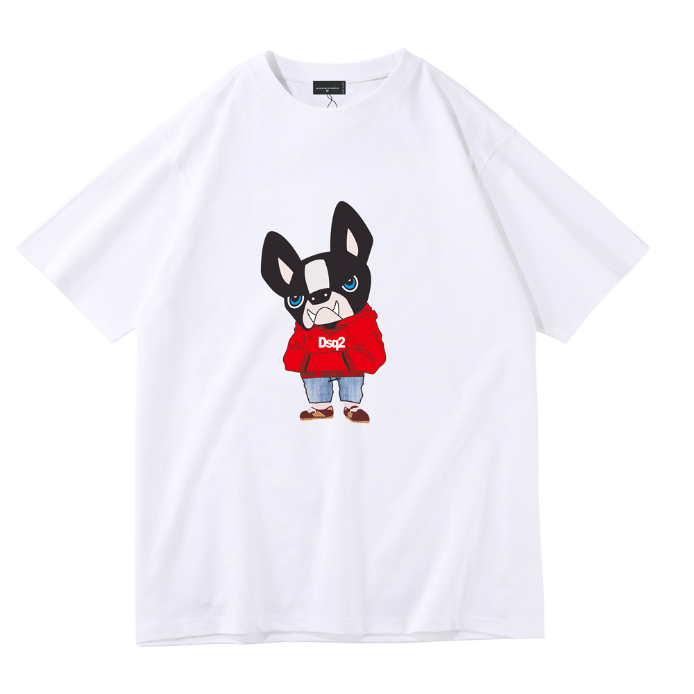 cotton cloth DSQ2 short-sleeved men's summer loose cartoon print fashion brand sports youth shoulder t-shirt youth half-sleeve bottom shirt, Army green
cotton cloth DSQ2 short-sleeved men's summer loose cartoon print fashion brand sports youth shoulder t-shirt youth half-sleeve bottom shirt, Army green