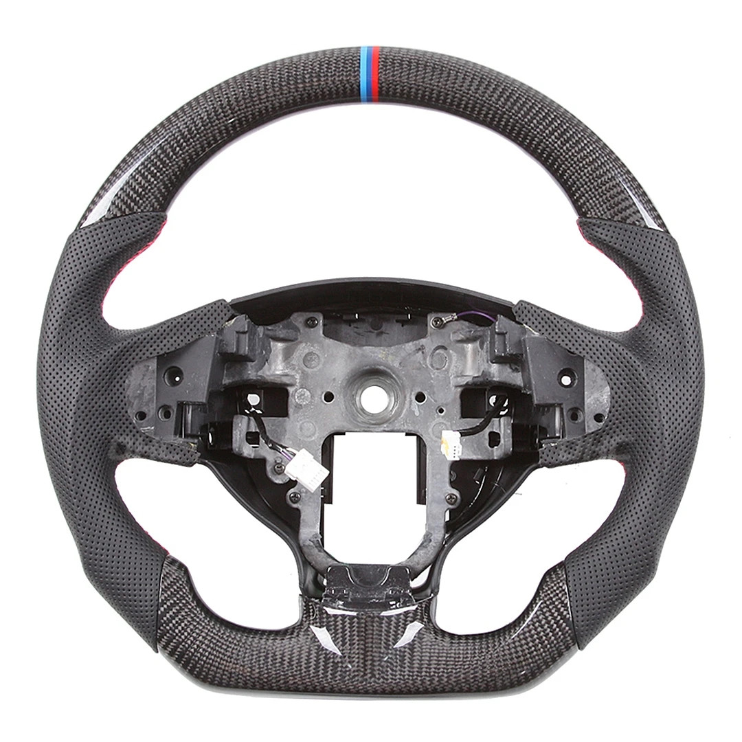 Car Carbon Fiber Wheels For Mitsubishi Custom Steering Wheel Accessories
