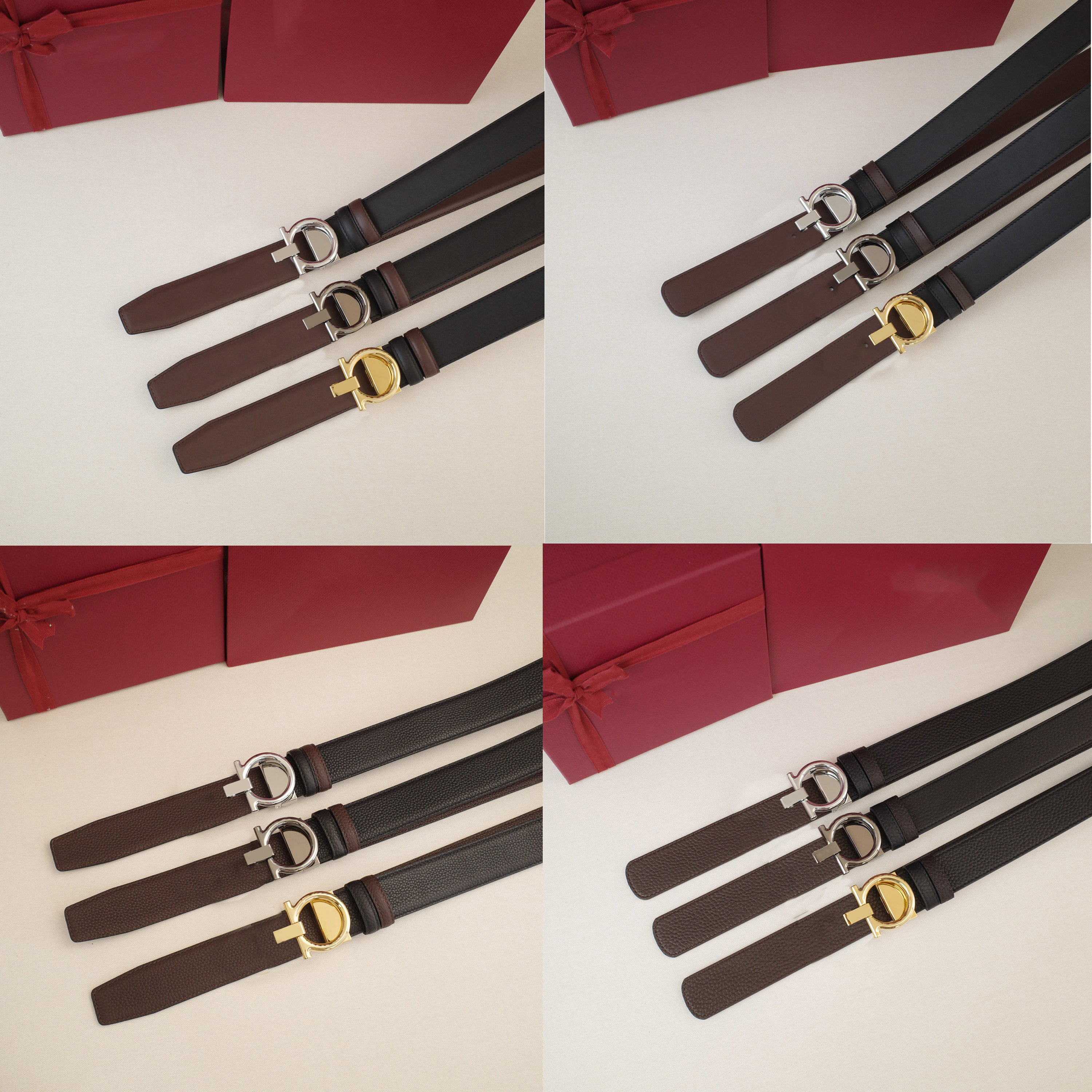Luxury Reversible Belts For Men Women Lychee Pattern Designer Belts Cowhide Leather Waistband Needle Buckle Belt 4 Styles, Width 3.5cm
Luxury Reversible Belts For Men Women Lychee Pattern Designer Belts Cowhide Leather Waistband Needle Buckle Belt 4 Styles, Width 3.5cm