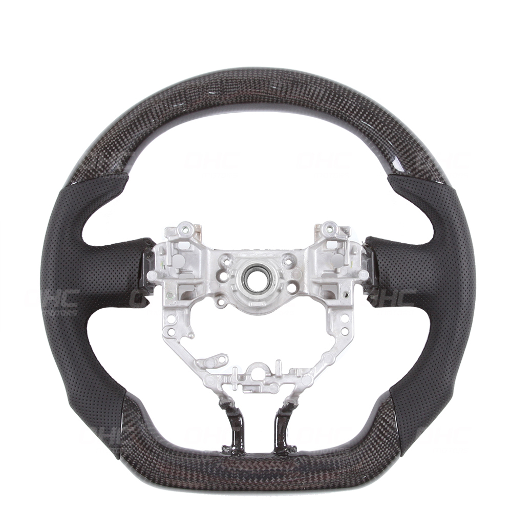 Auto Parts Driving Wheel Carbon Fiber LED Steering Wheels Compatible For 86 GR86 GT86 FRS BRZ AE86 Car Styling Whee l Systems