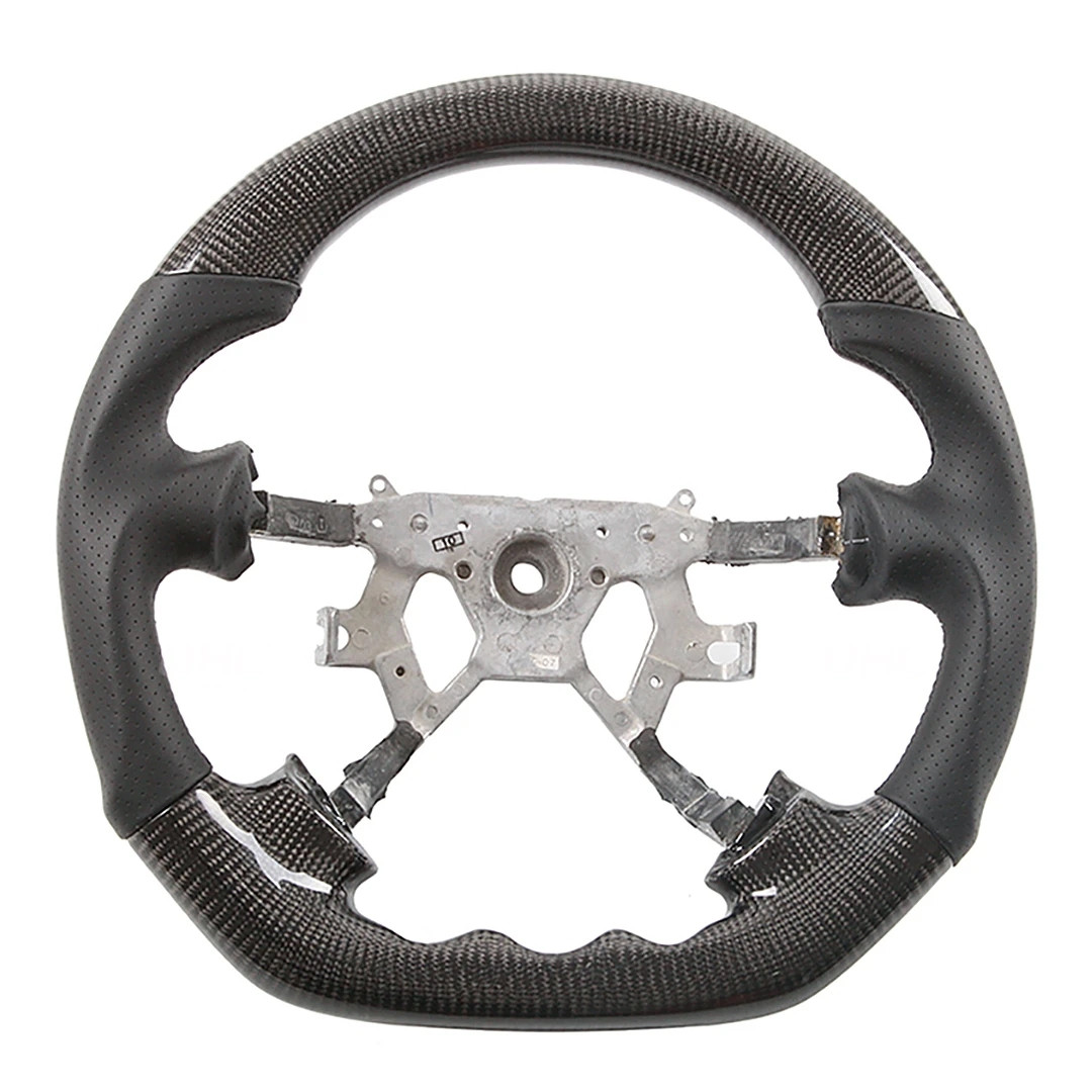 Auto Parts Wheel Works For Nissan Y61 Safari Steering Wheel Carbon Fiber Accessories
