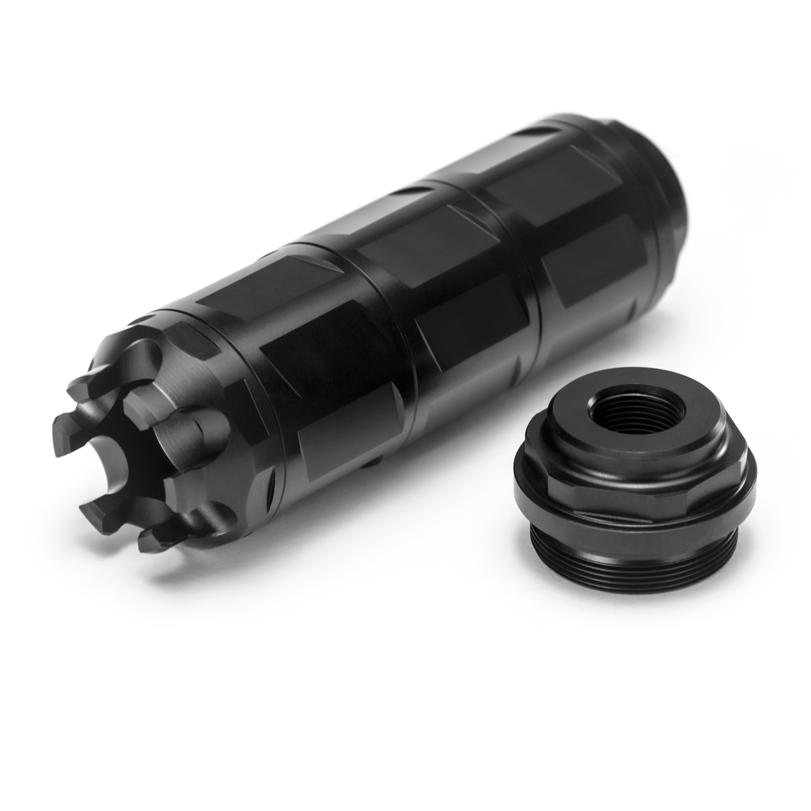 Kaw Valley Fuel Filter Precision MACH 3 Modular Linear Comp KVP 1-1/8X28 Compensator Body w/ End Cap Flash Hider Aluminun 7075
Kaw Valley Fuel Filter Precision MACH 3 Modular Linear Comp KVP 1-1/8X28 Compensator Body w/ End Cap Flash Hider Aluminun 7075