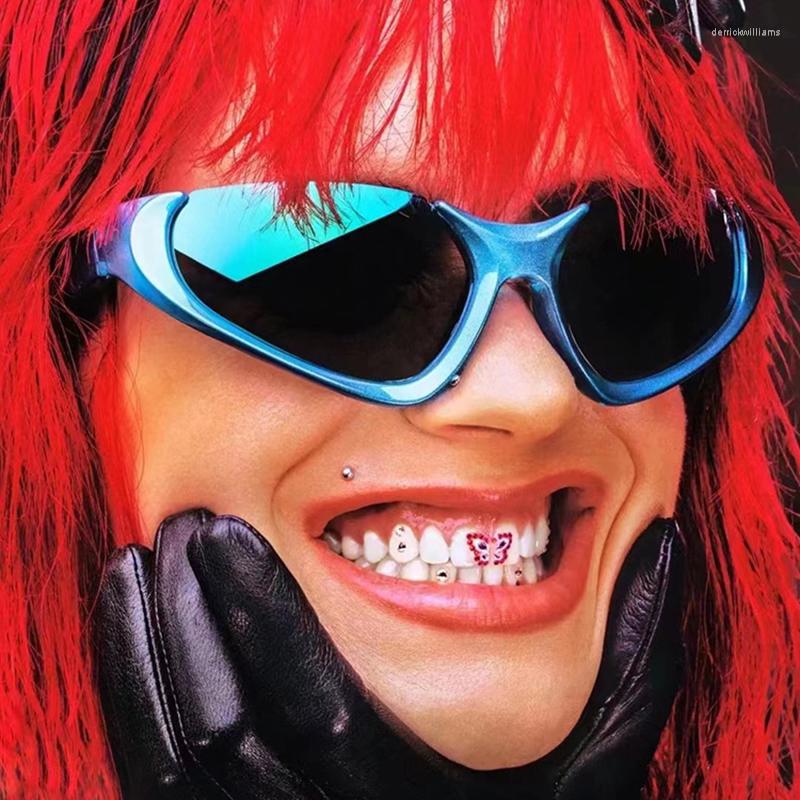 Sunglasses Half Frame For Women Men Vintage Outdoor Hip Hop Punk Sun Glasses UV400 Trend Female Future Technology
Sunglasses Half Frame For Women Men Vintage Outdoor Hip Hop Punk Sun Glasses UV400 Trend Female Future Technology