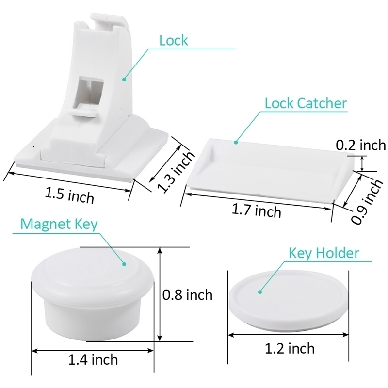 Baby Locks Magnetic Child Children Protection Safety Drawer Cabinet Door Limiter Security 230111