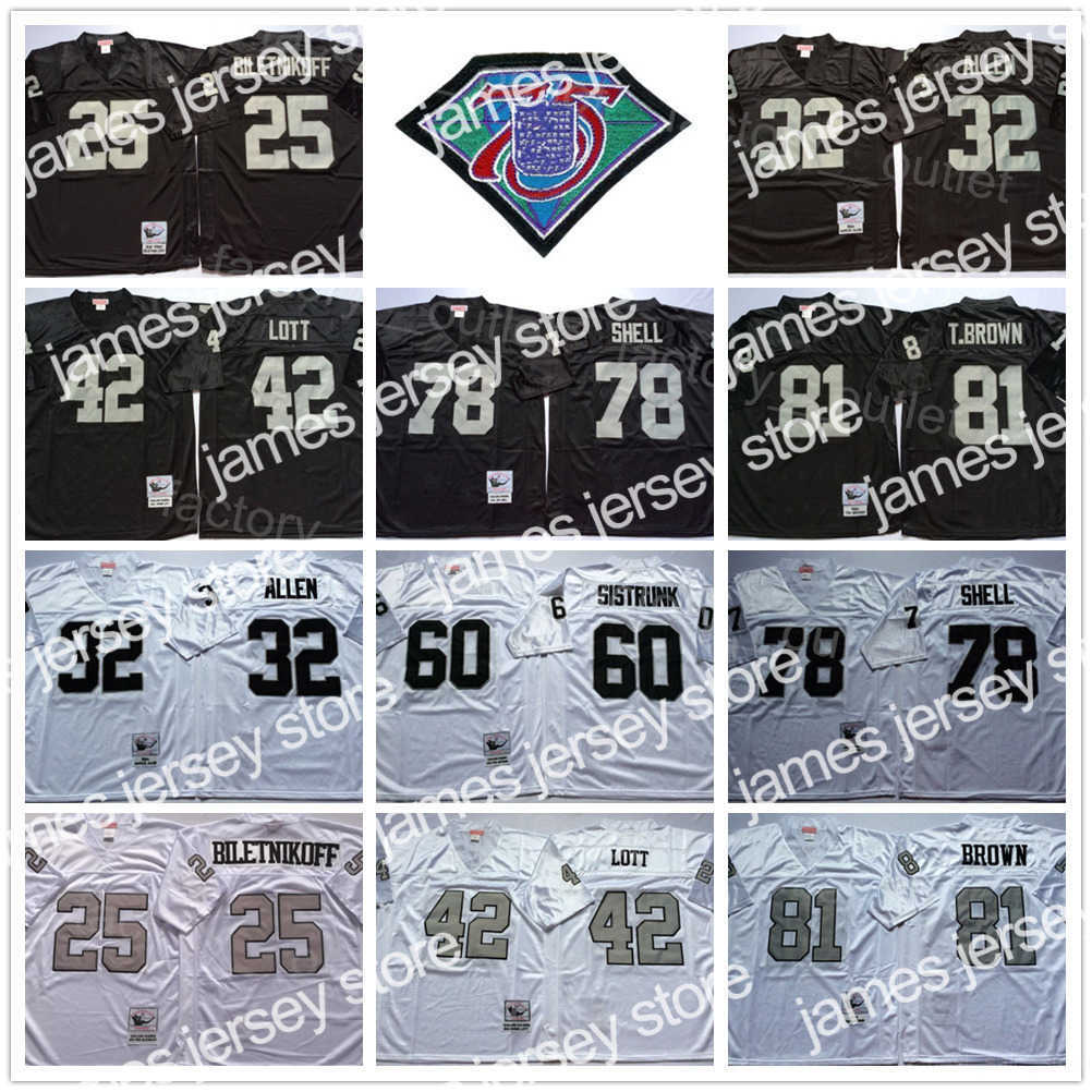 Football Jerseys Throwback Mitchell and Ness 75th Football 32 Marcus Allen Jersey 1984 1994 Vintage 25 Fred Biletnikoff 78 Art Shell 42 Ronnie Lott 81 Tim, White
Football Jerseys Throwback Mitchell and Ness 75th Football 32 Marcus Allen Jersey 1984 1994 Vintage 25 Fred Biletnikoff 78 Art Shell 42 Ronnie Lott 81 Tim, White