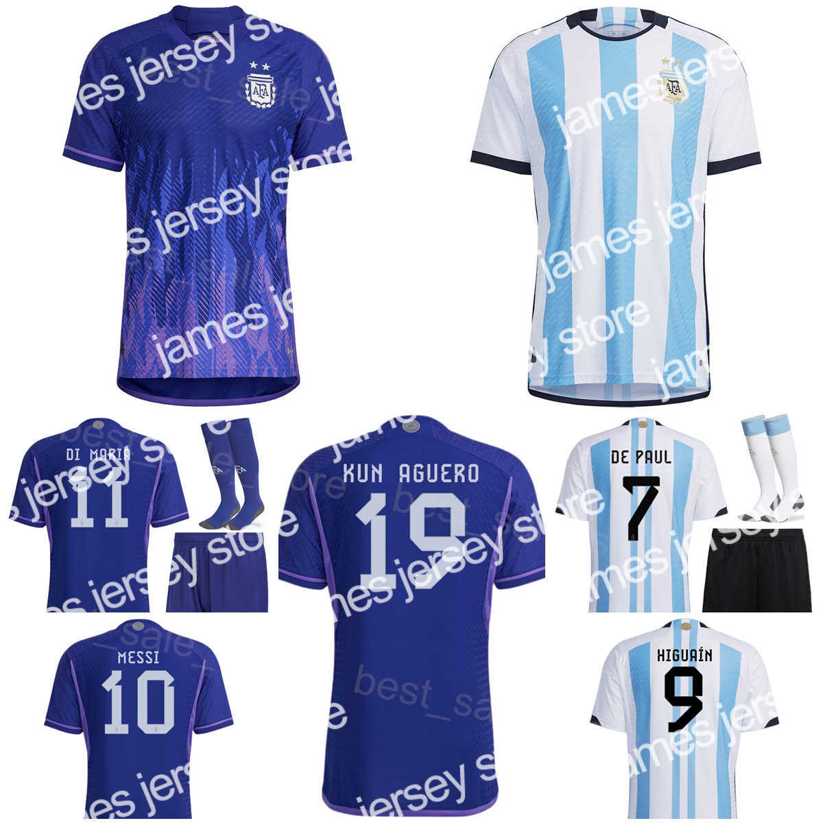 Soccer Jerseys Men Kids KUN AGUERO Soccer Jerseys National Team Lo Celso DYBALA Sergio Aguero Nicolas Gonzalez DE PAUL Joaquin Correa Football Kits 22-23
Soccer Jerseys Men Kids KUN AGUERO Soccer Jerseys National Team Lo Celso DYBALA Sergio Aguero Nicolas Gonzalez DE PAUL Joaquin Correa Football Kits 22-23