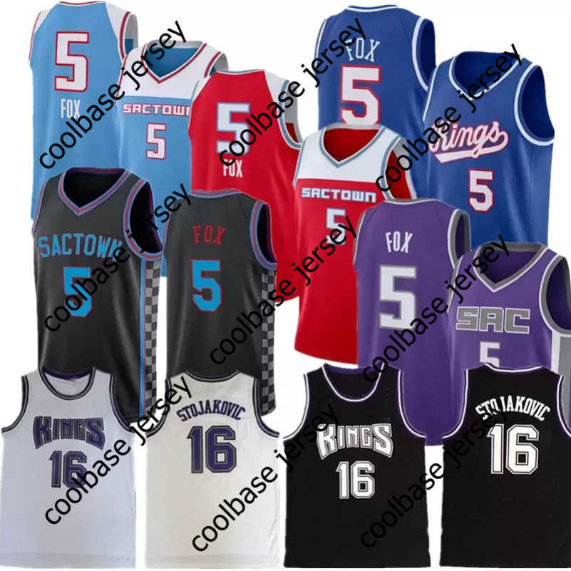 Retro Basketball Jerseys Peja 16 Stojakovic De Aaron 5 Fox Jason 55 Williams Chris Webber City Jersey Men Edition Vintage Black Purple White, Colour 1
Retro Basketball Jerseys Peja 16 Stojakovic De Aaron 5 Fox Jason 55 Williams Chris Webber City Jersey Men Edition Vintage Black Purple White, Colour 1