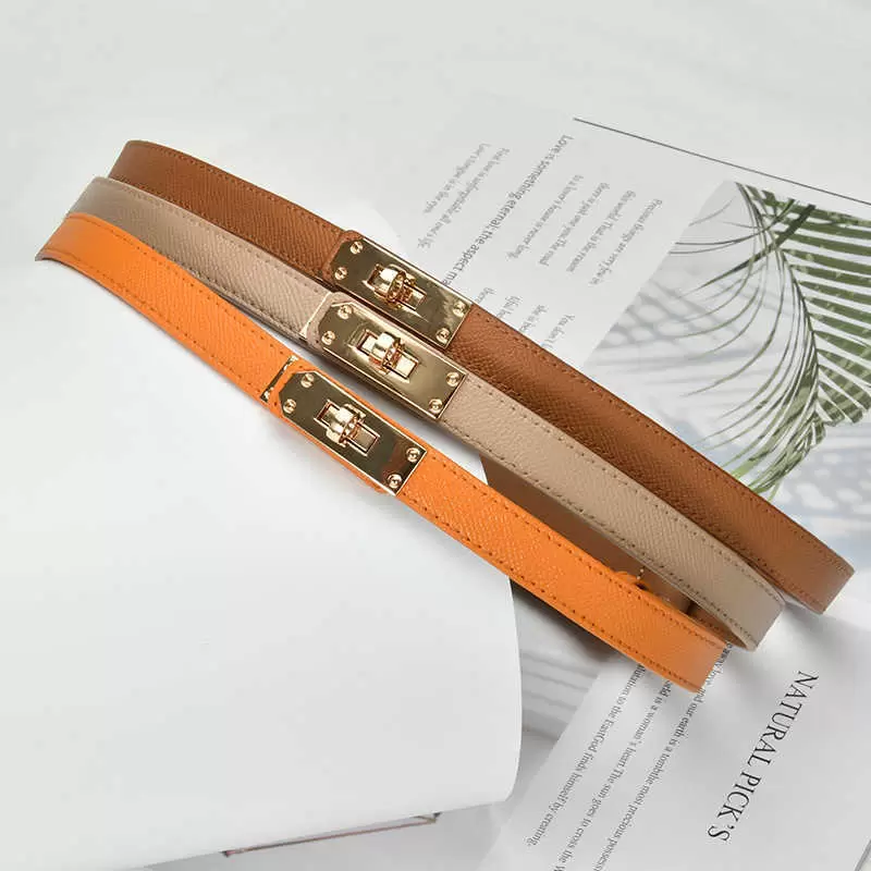 Popular Women's Leather Thin Belts Fashion Decorative Belt Kellys Dresses Small Suits Formal Must-Have Multiple Colors, Black
Popular Women's Leather Thin Belts Fashion Decorative Belt Kellys Dresses Small Suits Formal Must-Have Multiple Colors, Black