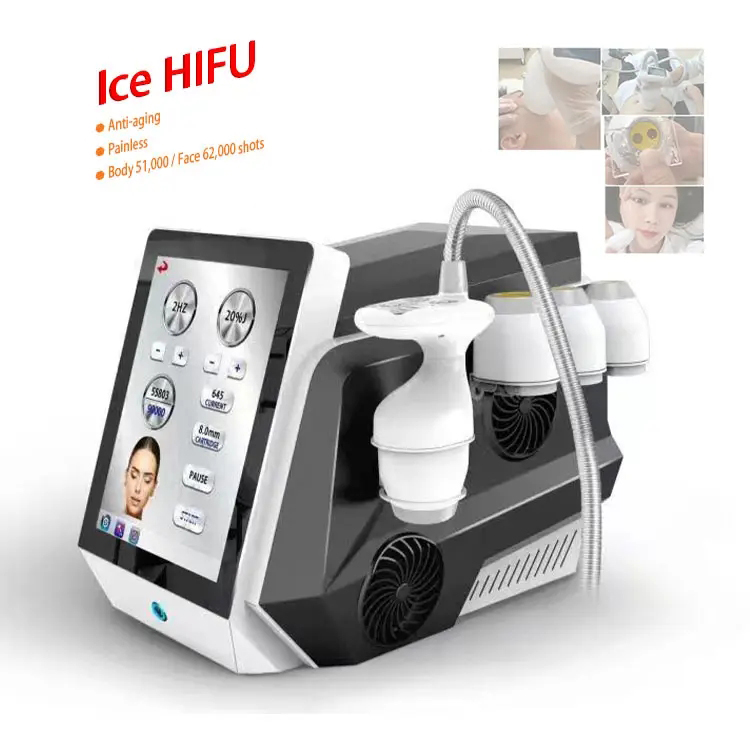 Frozen Hifu beauty Machine Ice Hi-fu Ultrasound Skin Tightening Face Lifting Anti-wrinkle Equipment Wrinkle Removal Anti-aging Device For Salon Use 62