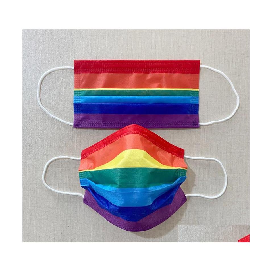 Other Home Garden Rainbow Disposable Face Mask Dustproof Smoke Proof Breathable 3 Layer Protective Masks Fashion Nonwoven Color Mo Dhoqr
Other Home Garden Rainbow Disposable Face Mask Dustproof Smoke Proof Breathable 3 Layer Protective Masks Fashion Nonwoven Color Mo Dhoqr