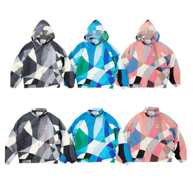 Supreme x Emilio Pucci Men's Tracksuits fashion spring summer sun protection jackets, Blue pant
Supreme x Emilio Pucci Men's Tracksuits fashion spring summer sun protection jackets, Blue pant