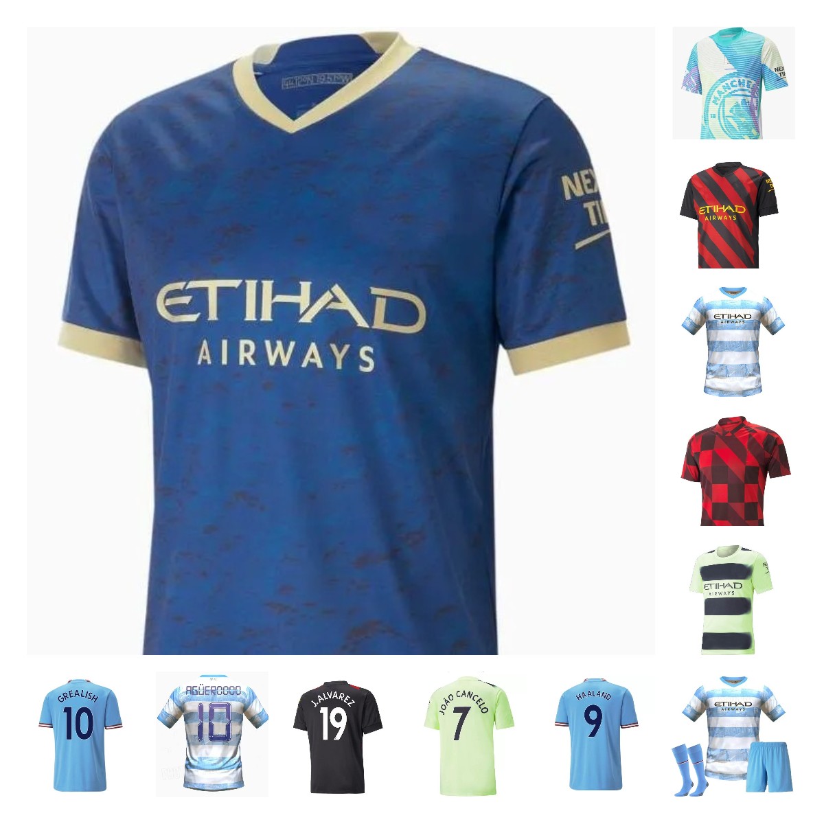 22 23 HAALAND SOCCER JERSEYS DE BRUYNE JOAO CANCELO MANS CITIES MAHREZ GREALISH fans player version FODEN ALVAREZ THIRD 3rd 2022 2023 kids kit sets baby football shirt, 222
22 23 HAALAND SOCCER JERSEYS DE BRUYNE JOAO CANCELO MANS CITIES MAHREZ GREALISH fans player version FODEN ALVAREZ THIRD 3rd 2022 2023 kids kit sets baby football shirt, 222