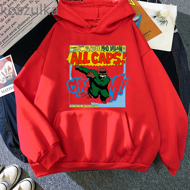 Mens Hoodies Sweatshirts Mf Doom Hoodie Menwomen Casual Unisex Streetwear fashion Autumn Winter Clothes Long Sleeve Sweatshirt Pullovers 230113