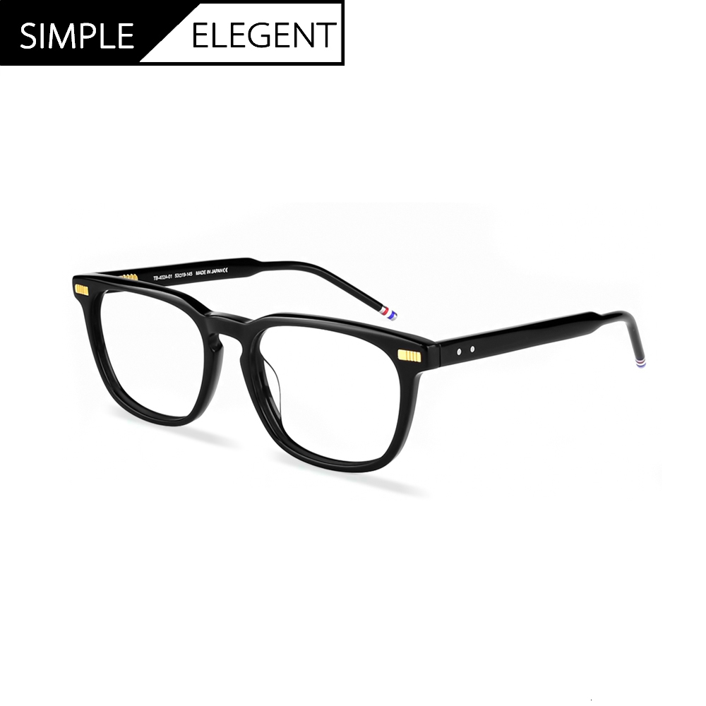 Sunglasses Frames Brand Retro Square Acetate Optical Glasses Men Women Spectacle Prescription Eyeglasses tb402 tb405 230106