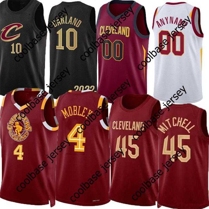 2022 Donovan Mitchell CLE Cavalier Basketball Jerseys Evan Mobley Darius Garland Jarrett Allen Isaac Okoro Caris LeVert Love Rubio James Men