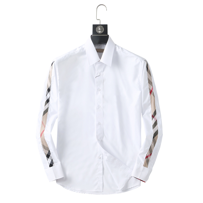 22ss Designers Mens Dress Shirts Business Fashion Casual Shirt Brands Men Shirts Spring Slim Fit chemises de marque pour hommes Size M-3XL Black white Blue