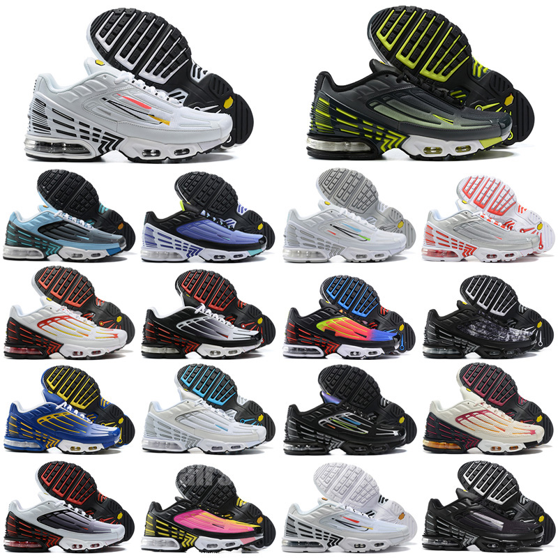 WITH BOX designer Mens Tn 3 Plus Tuned III Running Shoes TN3 Trainers Noir Triple Black Wolf Grey Blanche White Blue Nebula Sneakers size 40-46, Color 17
WITH BOX designer Mens Tn 3 Plus Tuned III Running Shoes TN3 Trainers Noir Triple Black Wolf Grey Blanche White Blue Nebula Sneakers size 40-46, Color 17