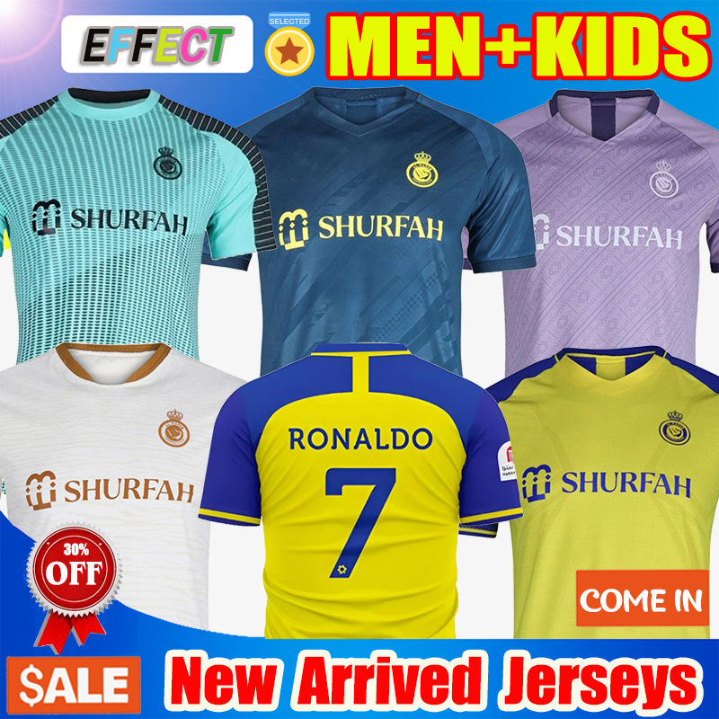 22 23 Al Nassr FC soccer Jerseys Ronaldo Women Men Kids Kit uniform 2022 2023 Home yellow CR7 Football shiirt Al-Nassr away third fourth fans player version Saudi Arabia, Fouth purple
22 23 Al Nassr FC soccer Jerseys Ronaldo Women Men Kids Kit uniform 2022 2023 Home yellow CR7 Football shiirt Al-Nassr away third fourth fans player version Saudi Arabia, Fouth purple