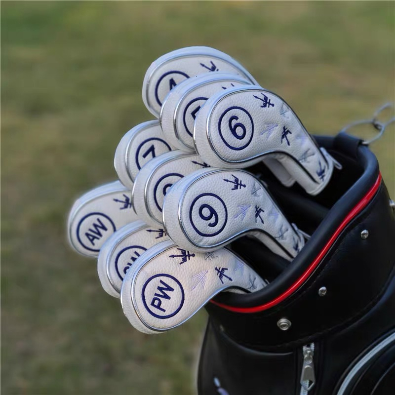 Other Golf Products Suitable for golf iron head cover digital display sand digging rod various club protective 230113