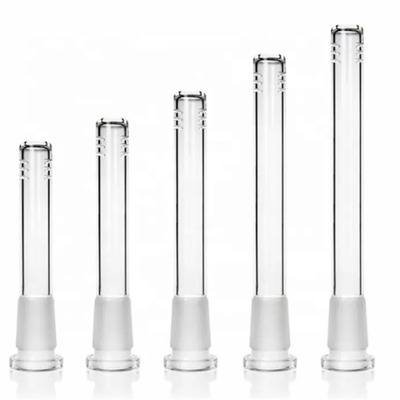 Glass Downstem Diffuser With 6 Cuts Hookah Pipe Flush Top 14mm 18 mm Female Reducer Adapter Lo Pro Diffused Down Stem For Glass Beaker Bong Water Pipes