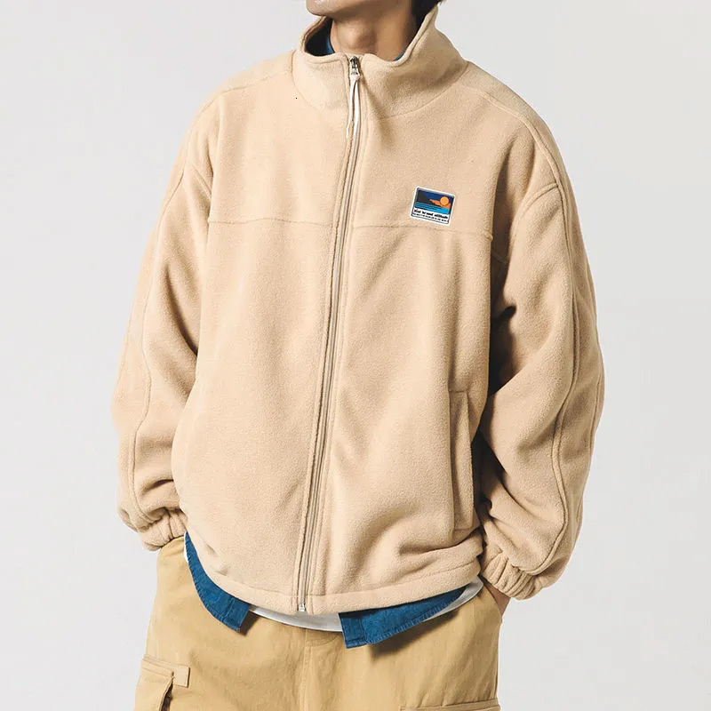 Men's Hoodies Sweatshirts Winter Thick Oversize Coat Sweatshirt Zipper Men Clothing Harajuku Vintage Casual Jacket Male Couple Tops Streetwear M-