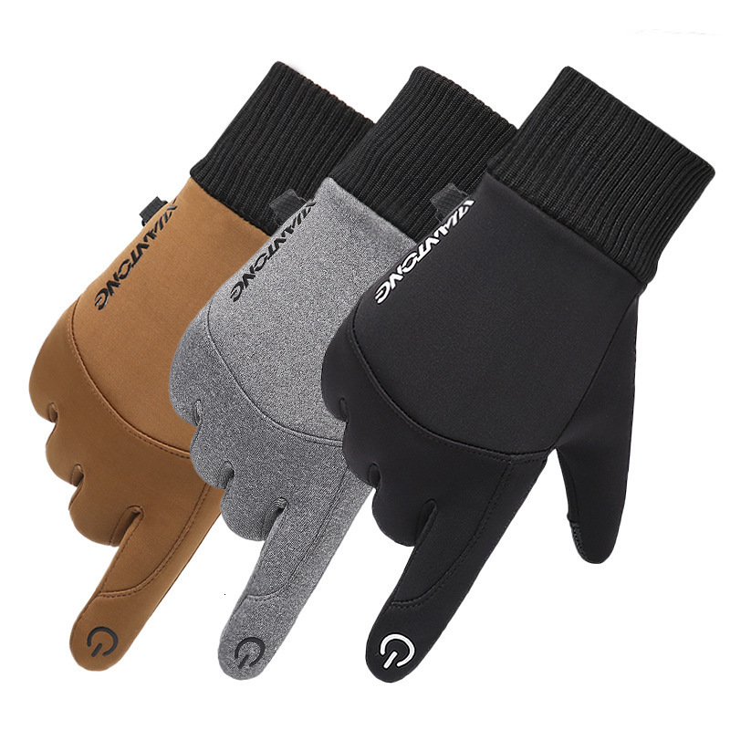 Fingerless Gloves Outdoor Sports Gloves Touch Screen Men Driving Motorcycle Snowboard Gloves Nonslip Ski Gloves Warm Fleece Gloves for Men Women 23011
