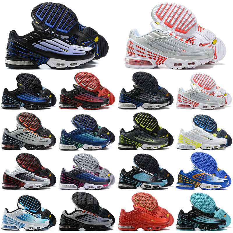 WITH BOX designer TN plus tn 3 running shoes Triple Black White airmaxs tns men women Laser Blue UNC Oreo Bat Frequency Pack mens trainer 40-46, Color 1
WITH BOX designer TN plus tn 3 running shoes Triple Black White airmaxs tns men women Laser Blue UNC Oreo Bat Frequency Pack mens trainer 40-46, Color 1