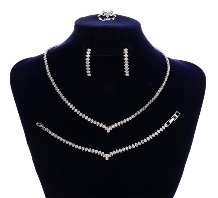 Wedding Jewelry Sets HADIYANA Simple Ladies Engagement Necklace Bracelet Ring Earring BN8004 Ensemble Bijoux Mariage 2211154962781
Wedding Jewelry Sets HADIYANA Simple Ladies Engagement Necklace Bracelet Ring Earring BN8004 Ensemble Bijoux Mariage 2211154962781