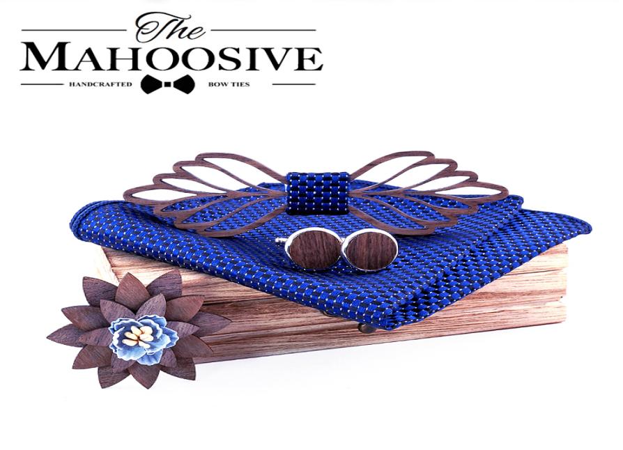 Romantic Hollow Wood Bow ties Bowtie with handkerchief Cufflinks For Men Design Christmas gift set 2206307141477
Romantic Hollow Wood Bow ties Bowtie with handkerchief Cufflinks For Men Design Christmas gift set 2206307141477