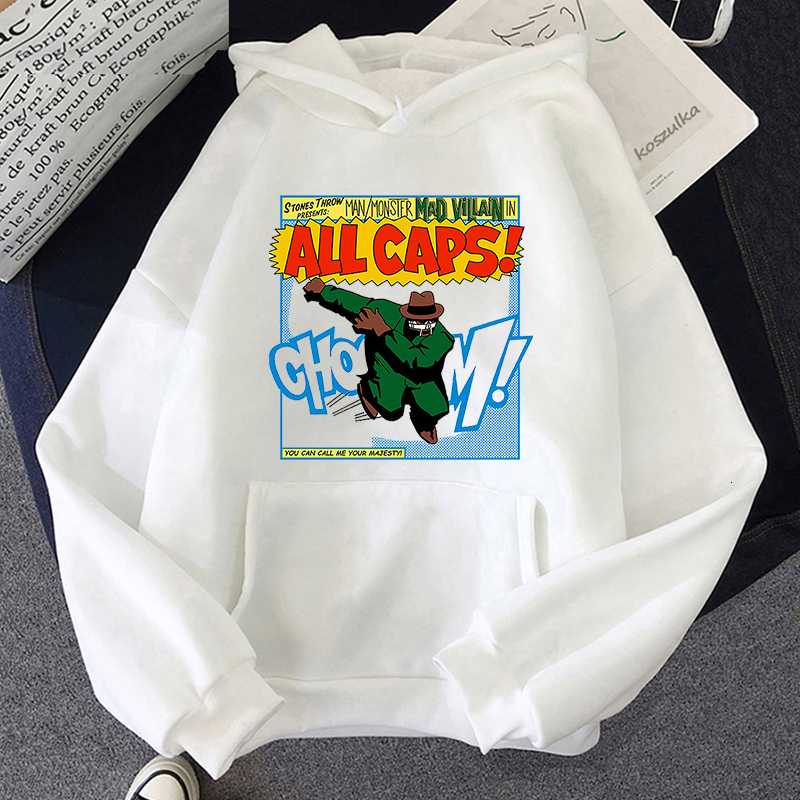 Mens Hoodies Sweatshirts Mf Doom Hoodie Menwomen Casual Unisex Streetwear fashion Autumn Winter Clothes Long Sleeve Sweatshirt Pullovers 230113