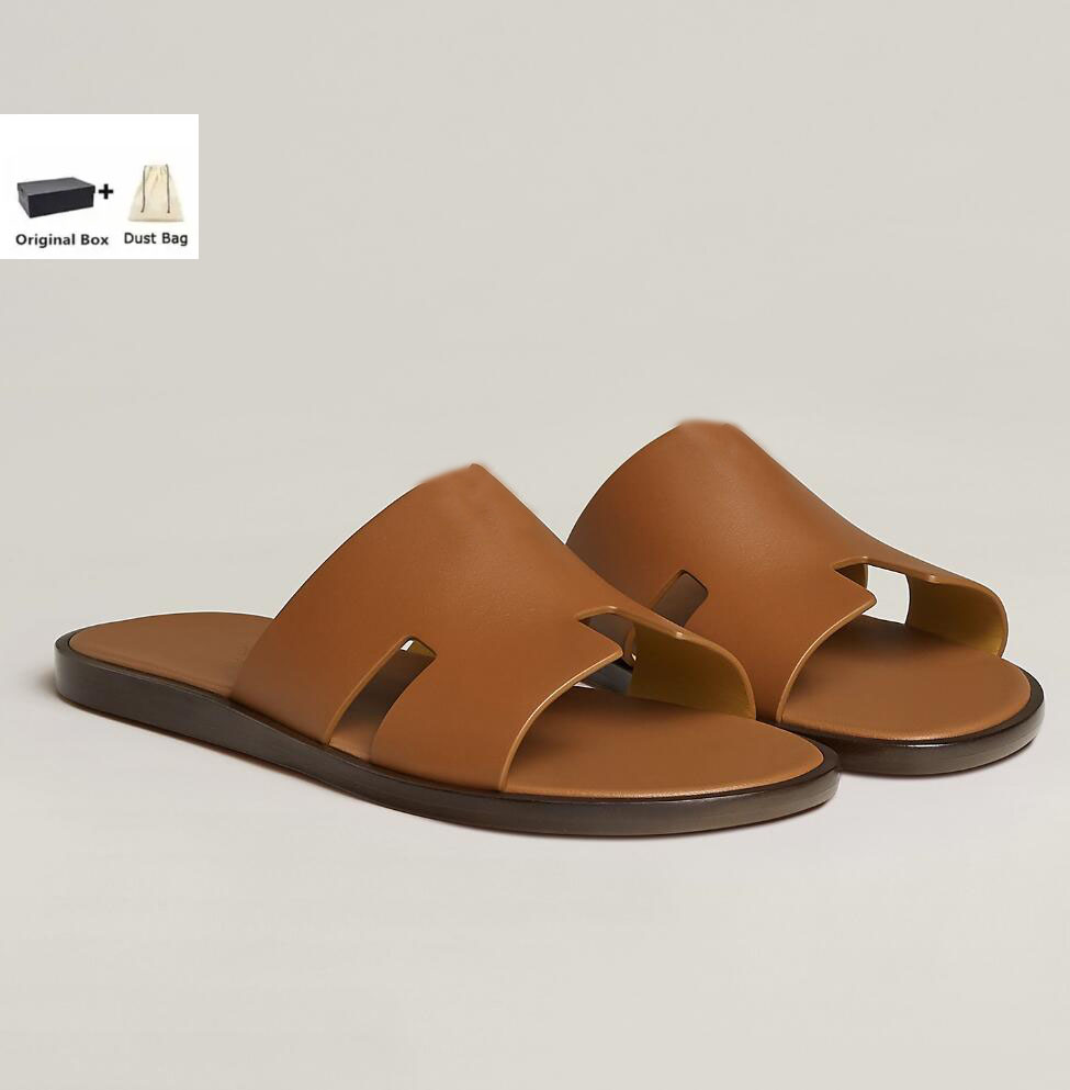 Top Design Izmir Men Sandals Shoes Calfskin Leather Man Slippers Slip On Beach Slide Flats Boys Flip Flops Footwear Comfort Walking EU38-46 Original Box
Top Design Izmir Men Sandals Shoes Calfskin Leather Man Slippers Slip On Beach Slide Flats Boys Flip Flops Footwear Comfort Walking EU38-46 Original Box