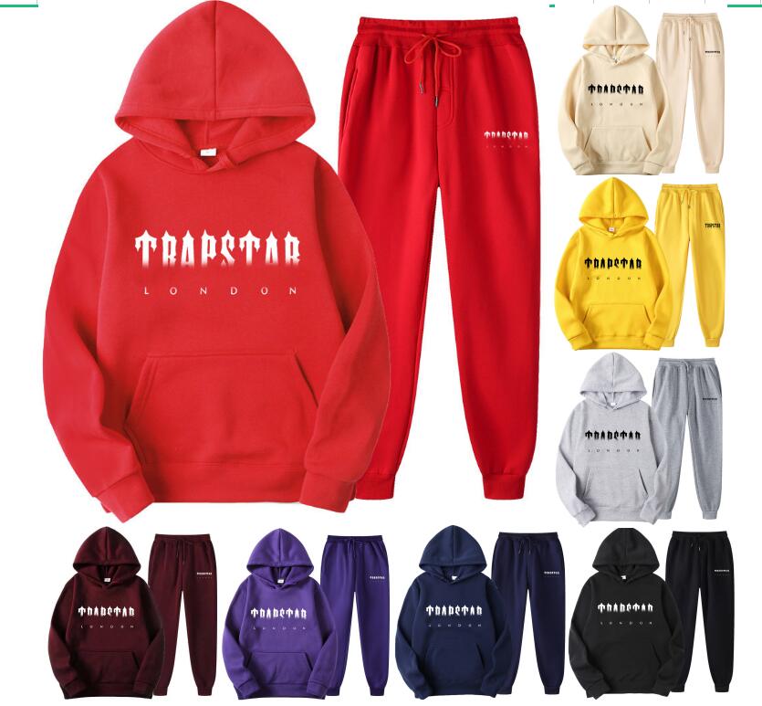 Mens Tracksuit Fleece Hoodie Trapstarter Trainning Set Jogging Clothes Logo Printing Sportswear Men and Women Ct Casual Trousers Outfit Many Colors, Extra shipping cost
Mens Tracksuit Fleece Hoodie Trapstarter Trainning Set Jogging Clothes Logo Printing Sportswear Men and Women Ct Casual Trousers Outfit Many Colors, Extra shipping cost