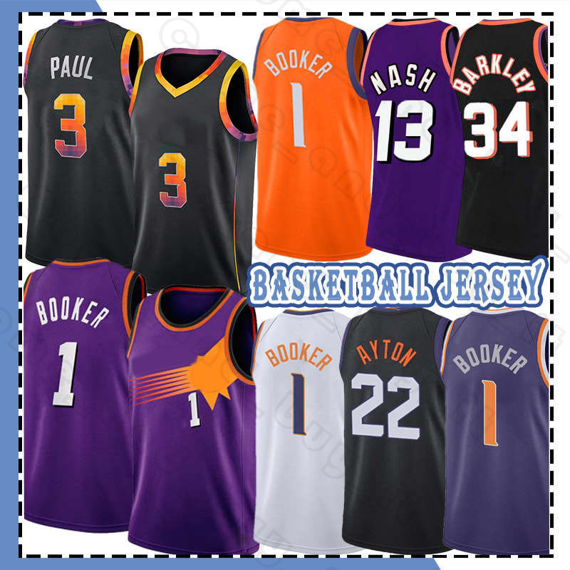 DeAndre Ayton Chris Paul Basketball Jerseys Devin Booker 22 1 3 Retro Charles Barkley Steve Nash 2023 City Shirt Black White Edition Jerseys 13 34, Men jersey
DeAndre Ayton Chris Paul Basketball Jerseys Devin Booker 22 1 3 Retro Charles Barkley Steve Nash 2023 City Shirt Black White Edition Jerseys 13 34, Men jersey