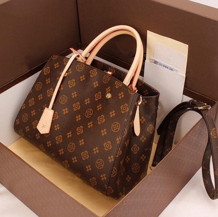 1-1In Stock Top Quality Handbags Classic Crossbody Bag Women Leather Flower Handbag Tote Messenger Shoulder Purses bags