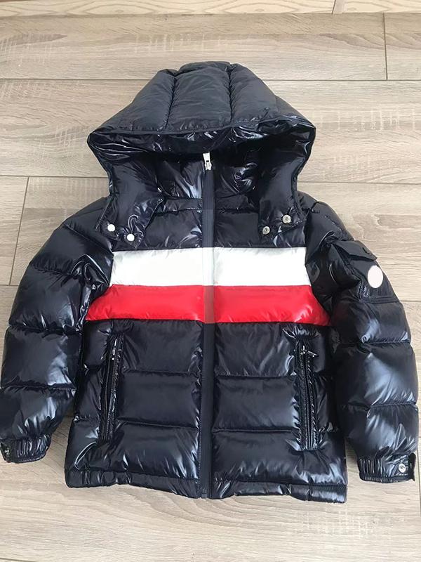 Chest Color Stripe kid down jacket Free Transportation Arm Pocket Logo Hooded kids puffer jackets children coat Size 6--14, Black
Chest Color Stripe kid down jacket Free Transportation Arm Pocket Logo Hooded kids puffer jackets children coat Size 6--14, Black