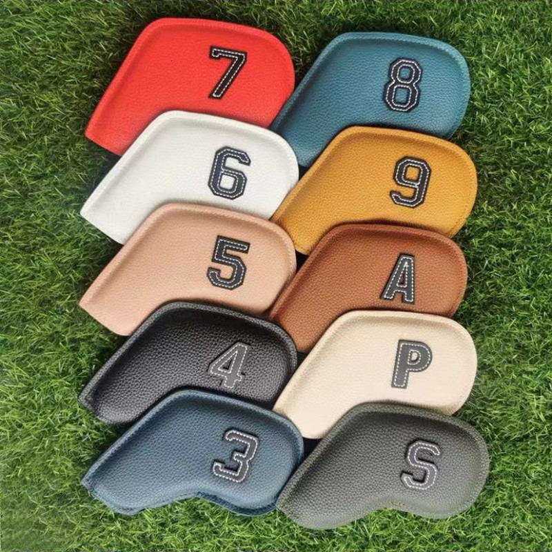 Other Golf Products Suitable for golf iron head cover digital display sand digging rod various club protective 230113