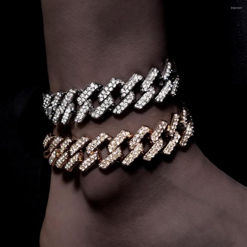 Anklets 20MM Punk Iced Out Chunky Cuban Link Chain For Women Bling Rhinestones Thick Ankle Bracelet Hip Hop Foot Jewelry
Anklets 20MM Punk Iced Out Chunky Cuban Link Chain For Women Bling Rhinestones Thick Ankle Bracelet Hip Hop Foot Jewelry