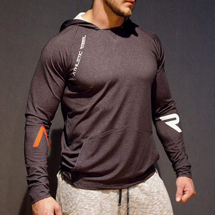Mens Hoodies Sweatshirts Hooded Tshirt Fitness Leisure Sports Jacket Breathable Long Sleeve Hoodie Trend 230113
