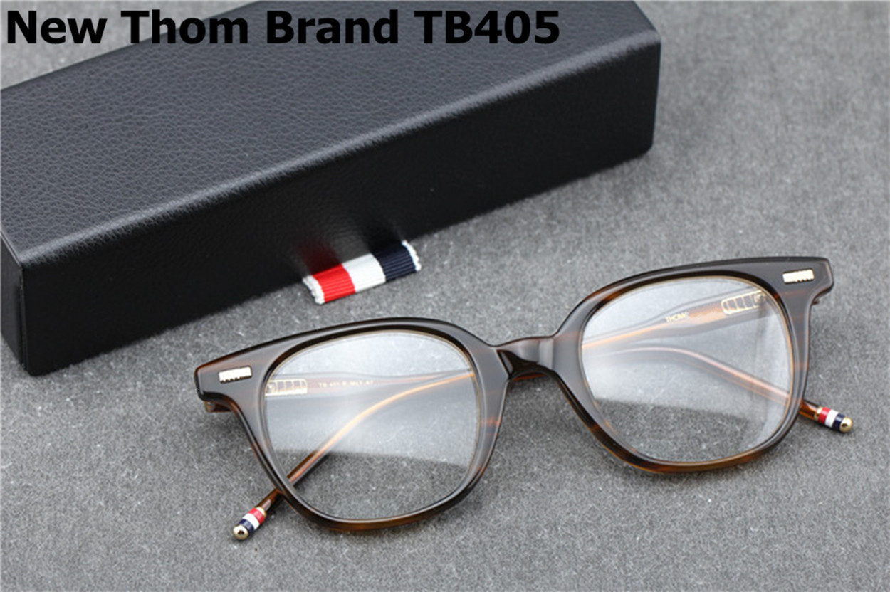 Sunglasses Frames Brand Retro Square Acetate Optical Glasses Men Women Spectacle Prescription Eyeglasses tb402 tb405 230106